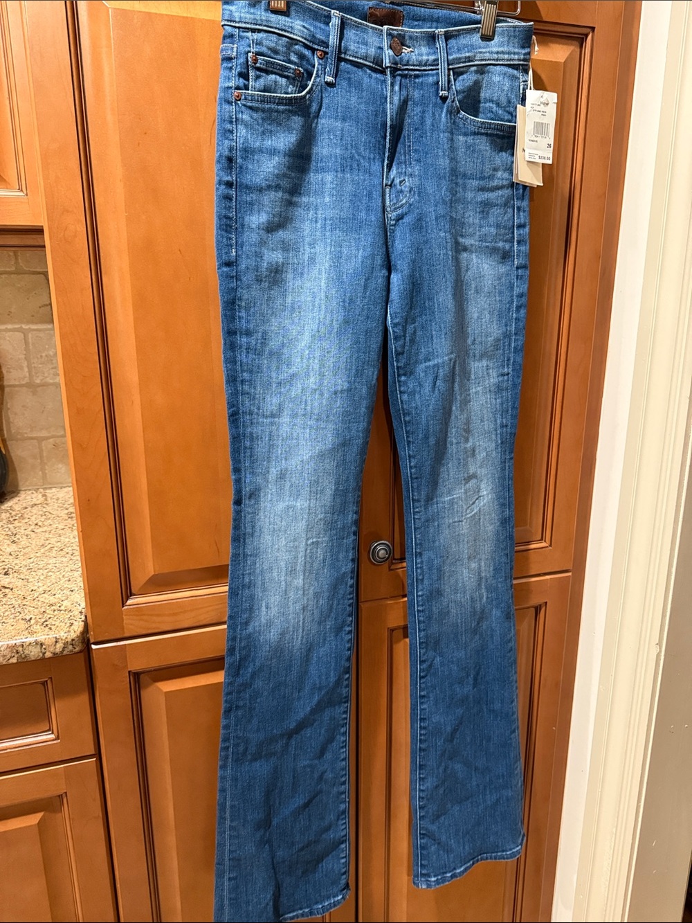 Mother The Insider Heel Mid-Rise Jeans size 26 color is One Trick Pony - Picture 2 of 3
